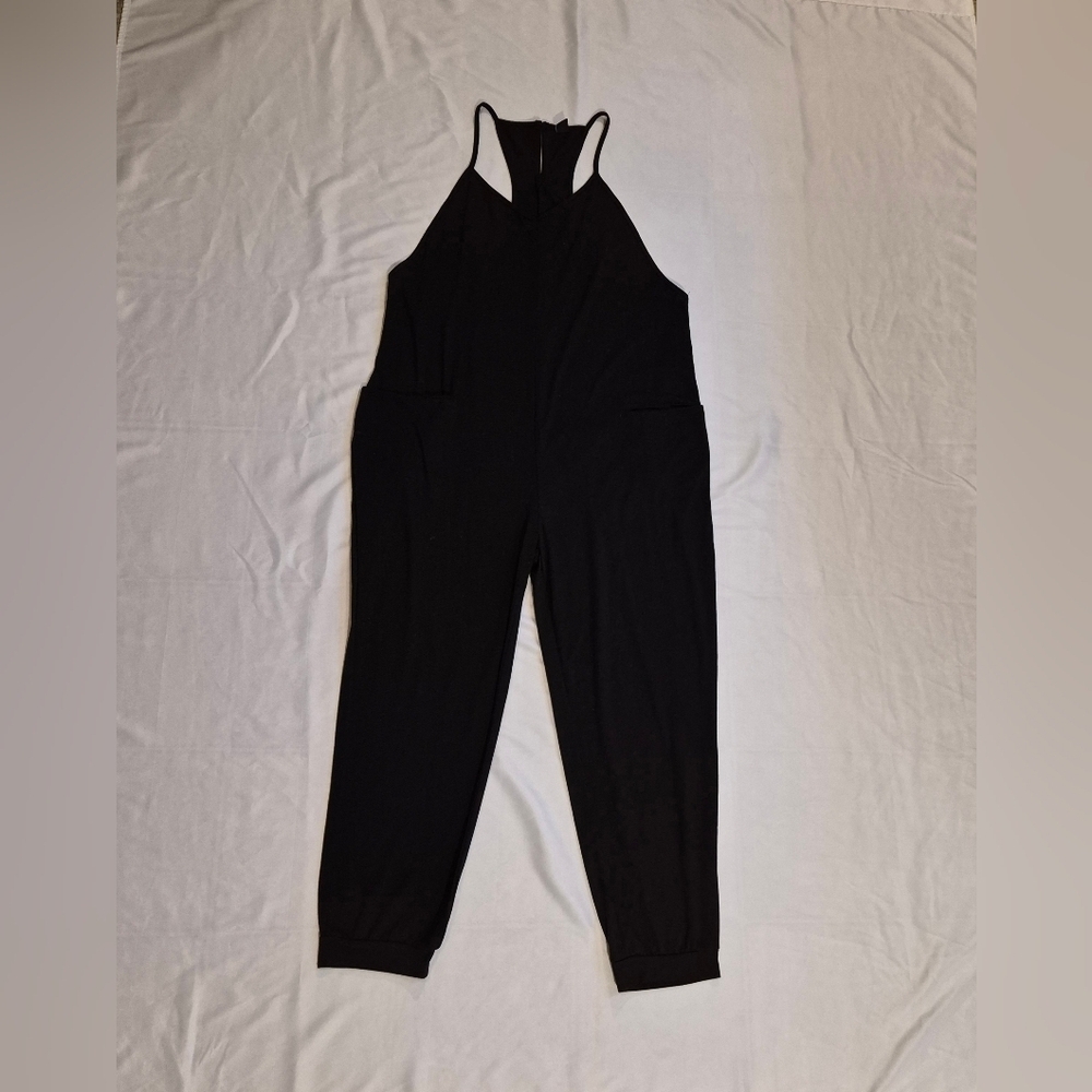 SHEIN Black Jumpsuit With Pockets Size Medium